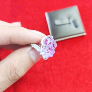 Nhẫn Hồ Ly Thạch Anh Tím – Tình Duyên &amp; Quyến Rũ
