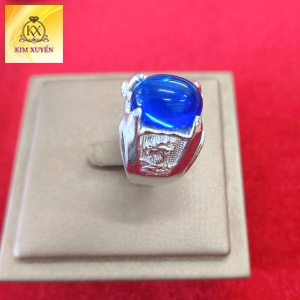 Nhẫn bạc xanh
